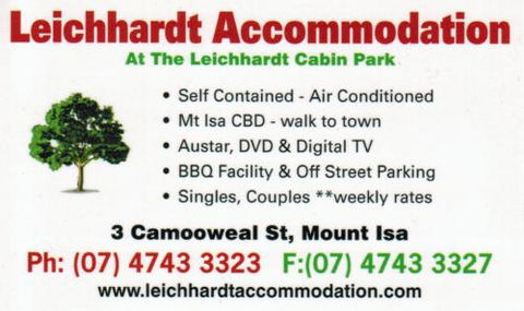 Leichhardt Accommodation - Tourism Bookings WA 28
