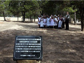 Moonta Cemetery Walks Logo and Images