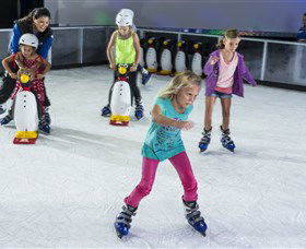 Planet Chill Ice Skating Rink Logo and Images