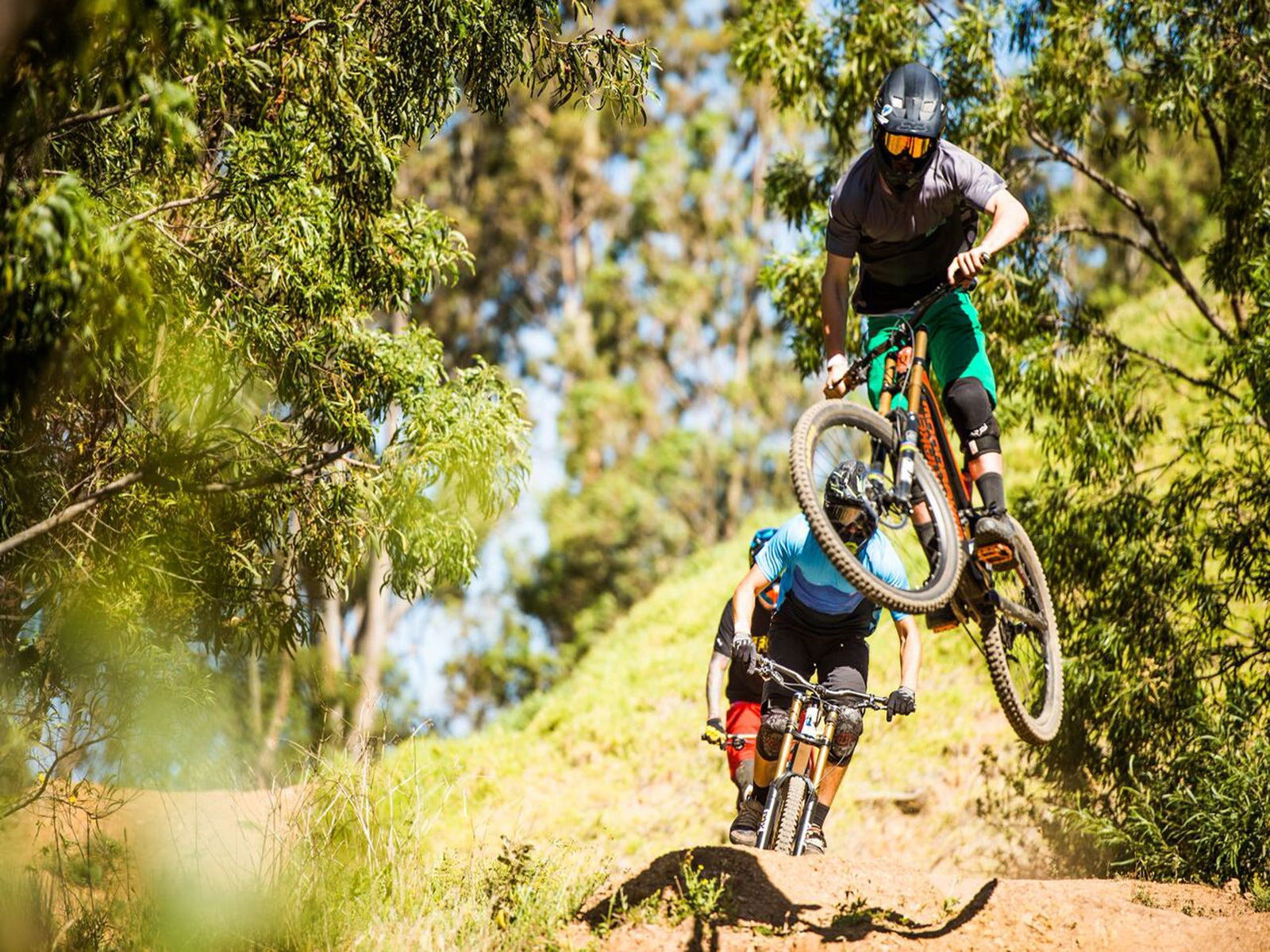 Greenvalleys Mountain Bike Park Logo and Images