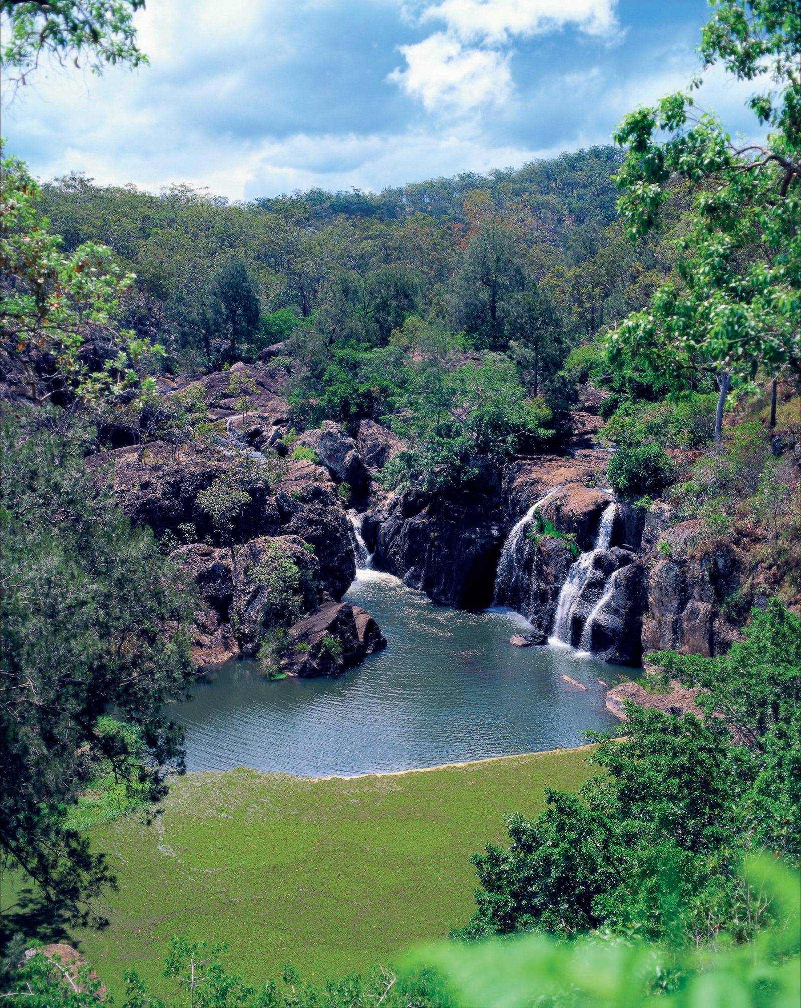 Little Millstream Falls Logo and Images
