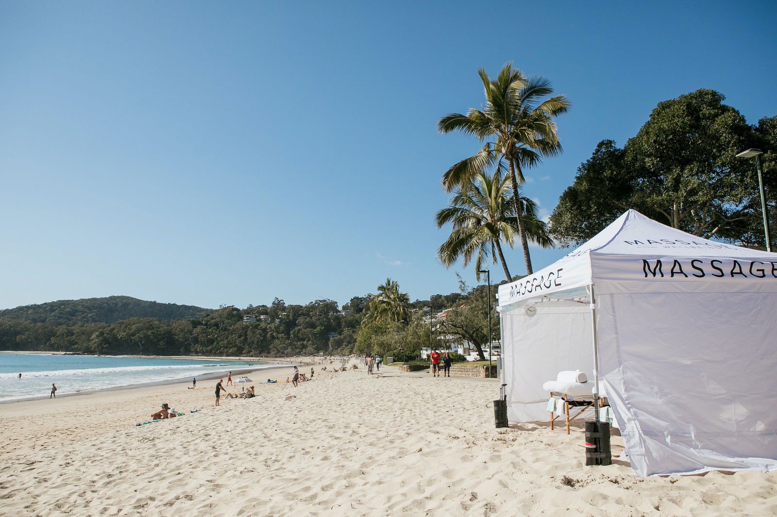 Noosa Beach Massage Logo and Images
