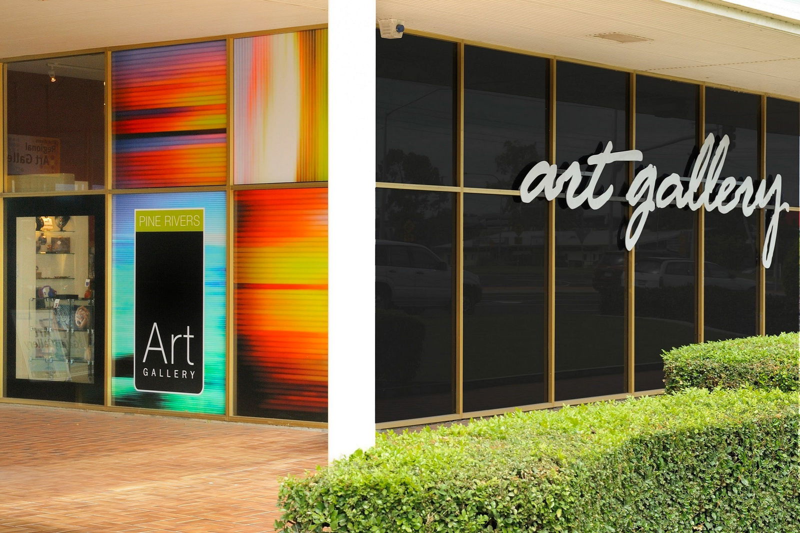 Pine Rivers Art Gallery Logo and Images