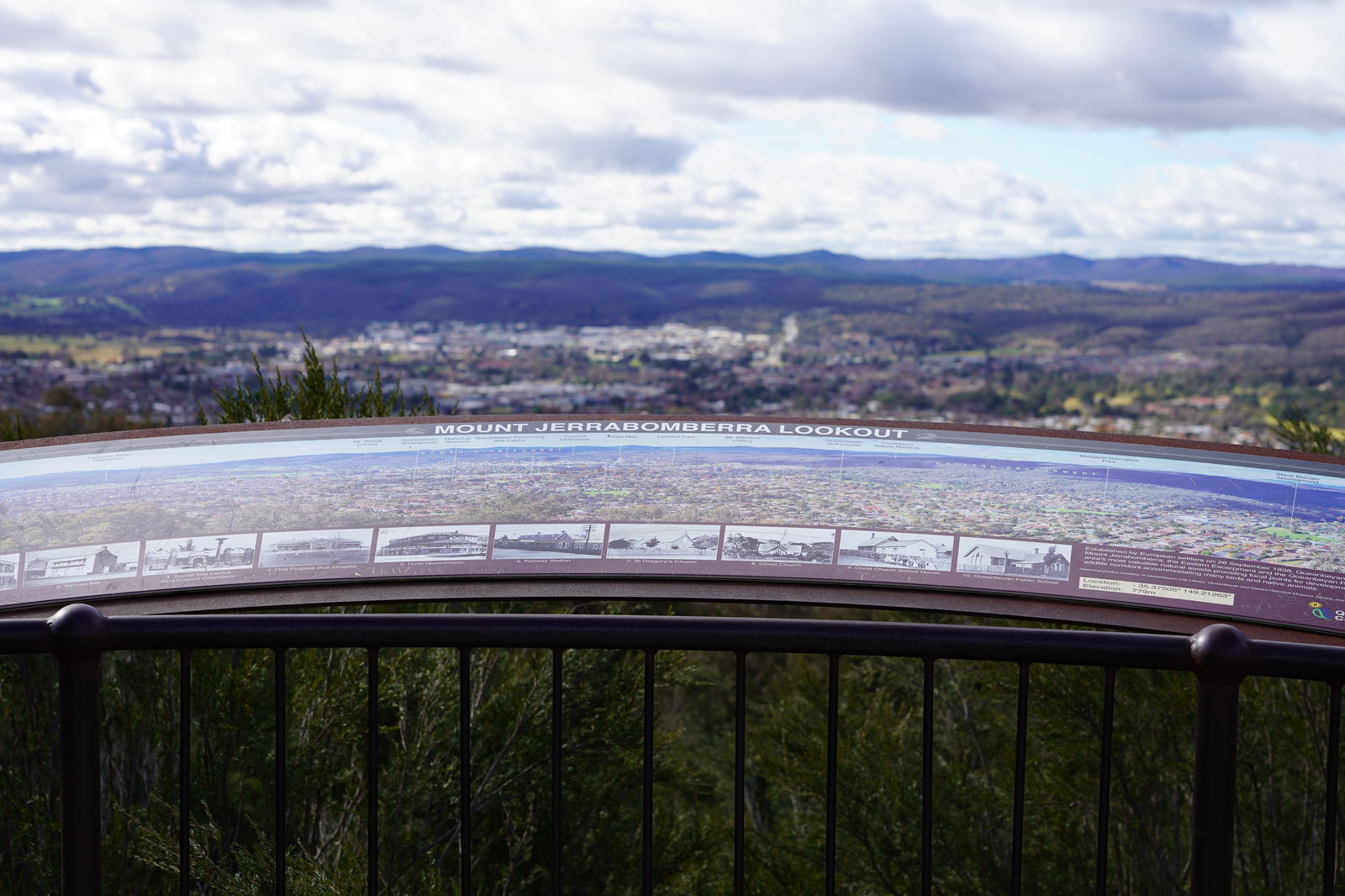 Mount Jerrabomberra Lookout and Walking Track Logo and Images