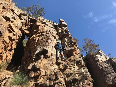 Rock Climbing In Morialta - Northern Rivers Accommodation 1