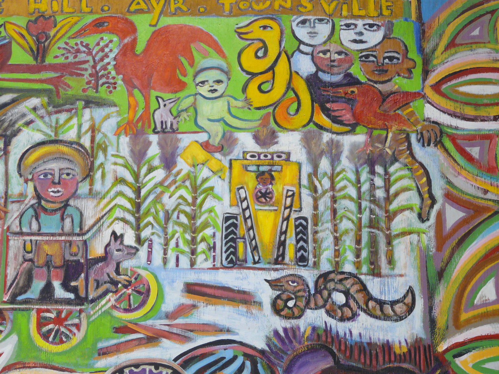 The Painting of Life by Mirka Mora Logo and Images