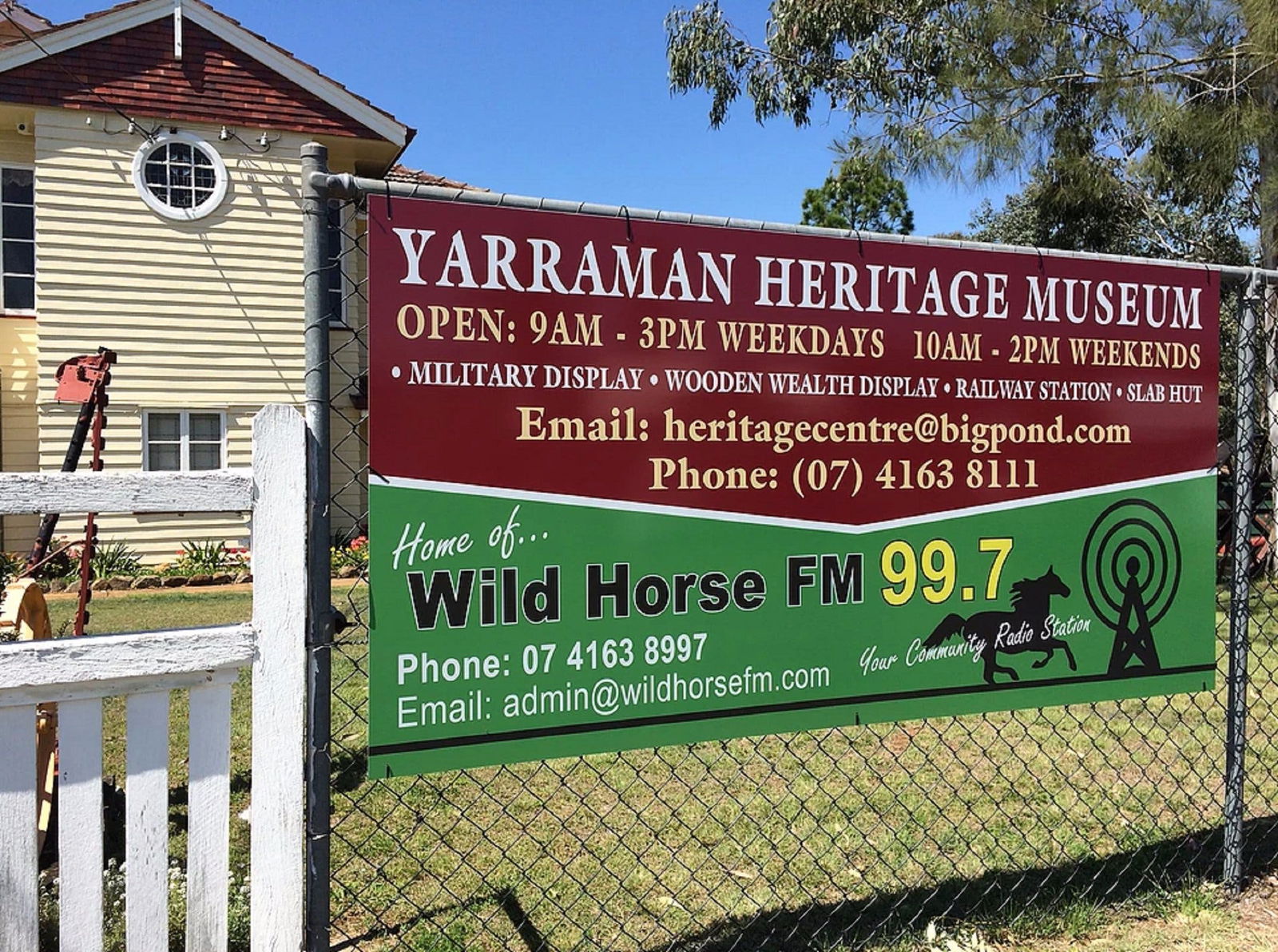 Yarraman Heritage Centre Logo and Images