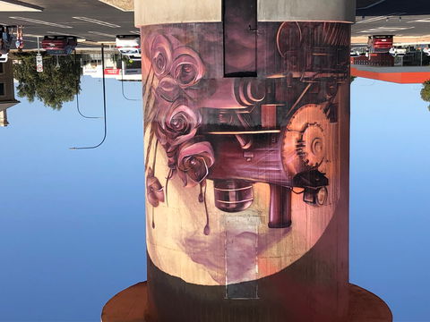 Kadina Water Tower Mural - Accommodation Airlie Beach 2