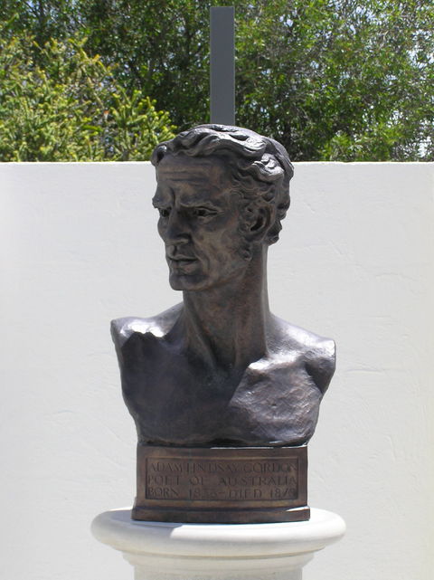 Adam Lindsay Gordon Bronze Bust - Accommodation Australia 0
