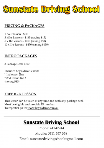 Sunstate Driving School - Canberra Private Schools 8