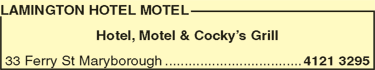 Lamington Hotel Motel - Victoria Tourism 4