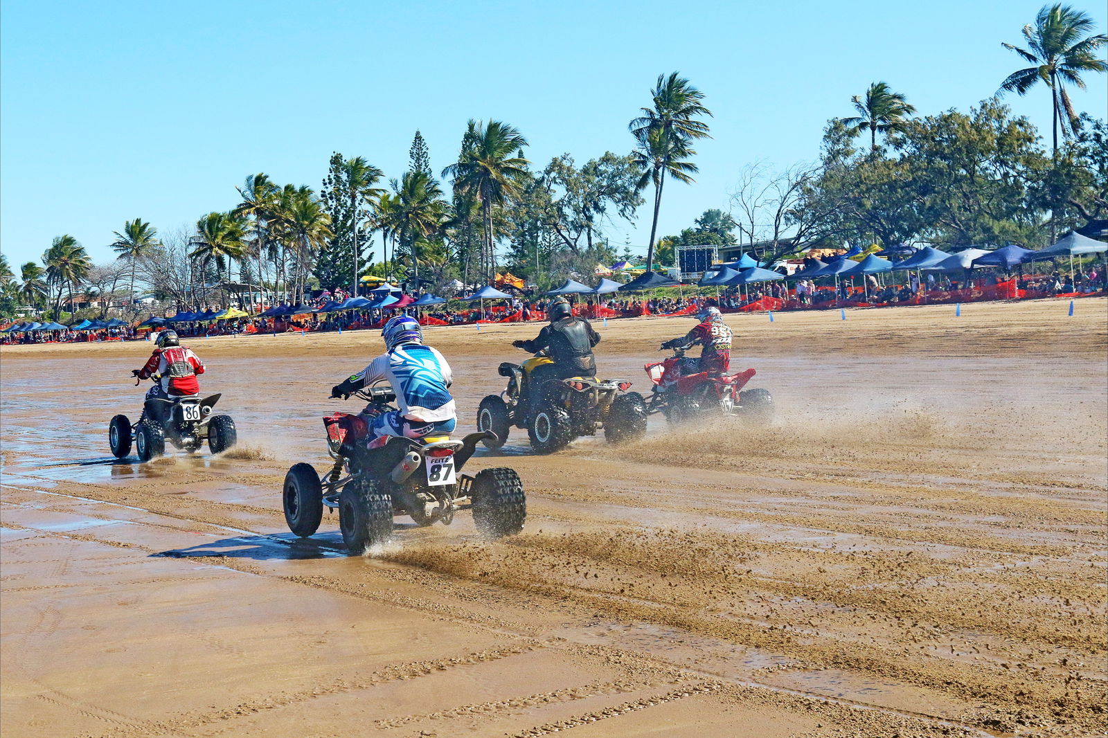 Beach Motorcycle Races Logo and Images