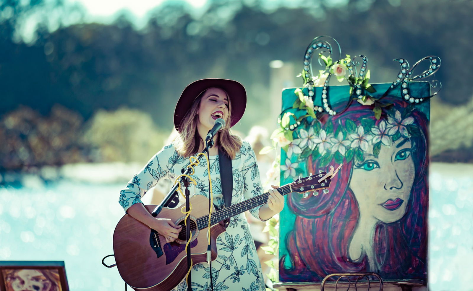 Buskers by the Lake Logo and Images
