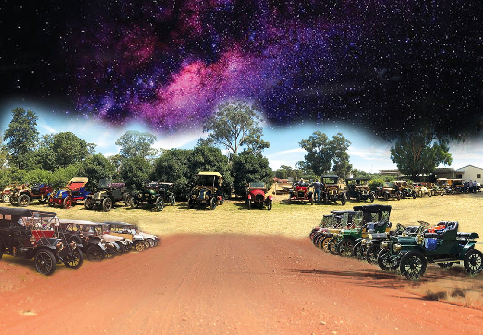 National Veteran 1 and 2 Cylinder Rally Logo and Images