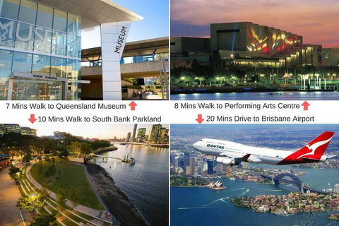 South Brisbane City View 2bed Apt+parking Qsb027 7 - Tweed Heads Accommodation 1