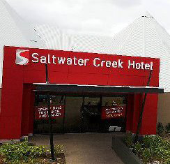 Saltwater Creek Hotel Logo and Images