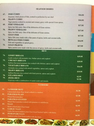 Bombay Kitchen - Tourism Bookings 2