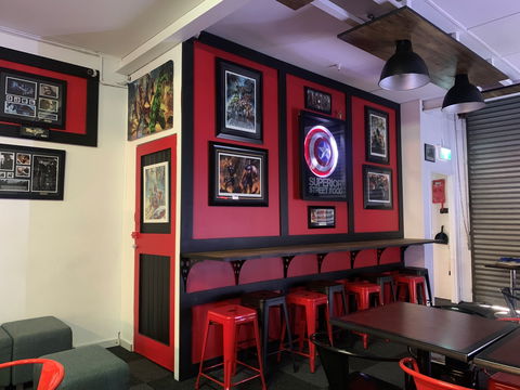 Superior Street Food Superhero Diner - Caravan Park Accommodation 0