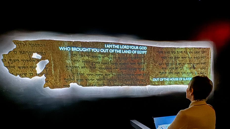 Ancient Ten Commandments fragment of 2,000-year-old manuscript to go on display at Reagan Library