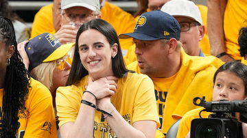 Caitlin Clark revives Reggie Miller's notorious choke sign as Pacers mount comeback in Game 3 of NBA Finals