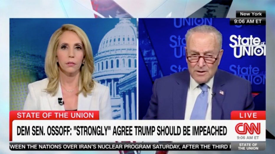 Chuck Schumer dodges on whether Democrats will look to impeach Trump if they win back Congress