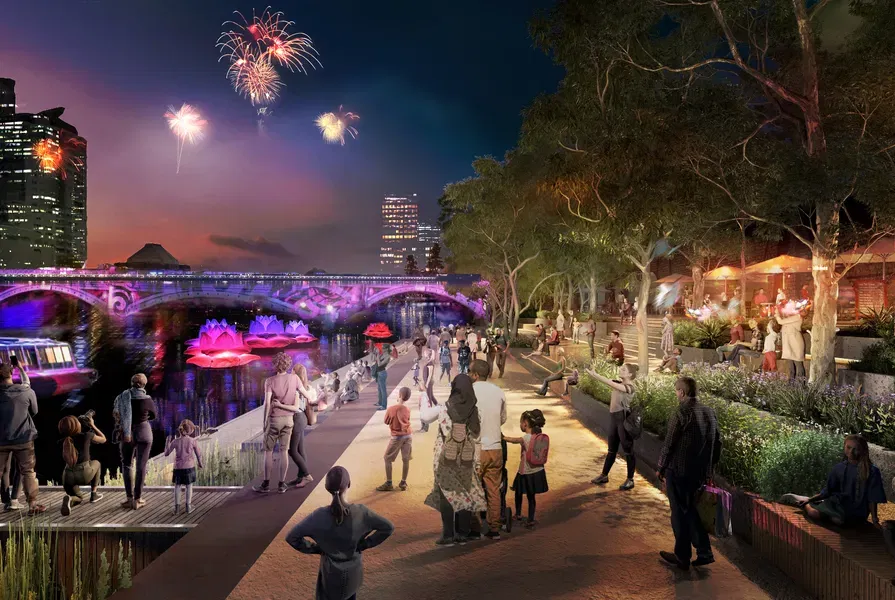 Draft masterplan released for Melbourne’s ‘Greenline’