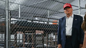 Florida state senator laments visit to Alligator Alcatraz, '32 men to a cage'