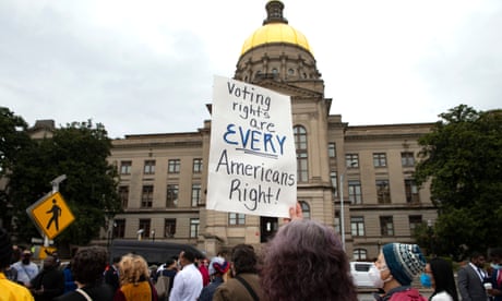 Georgia Republicans race to pass laws to restrict and challenge votes
