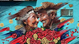 Ghost town brought back to life is now a thriving tourist magnet thanks to street murals