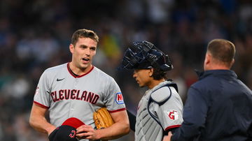 Guardians pitcher narrowly escapes serious injury after 106.6 mph line drive comes right toward his head