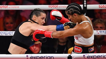 Jake Paul's partner discusses possibility of signing Katie Taylor after beating MVP's Amanda Serrano again