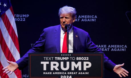 Trump in handcuffs: it’s a sight I’ve longed to see. The trouble is, that’s what he wants, too | Emma Brockes