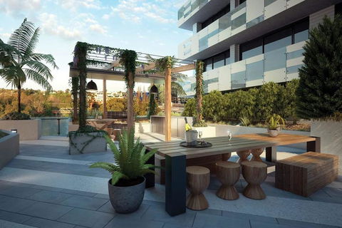 Modern & Bright 2BR Apt- Parking, WIFI, Pool & Gym - Accommodation Australia 2