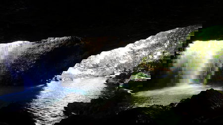 Natural Arch Rainforest  Volcano Canyon - Private Half Day Tour